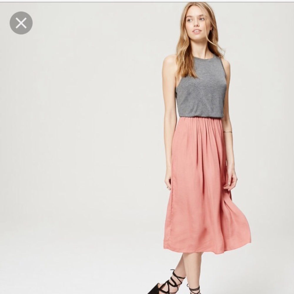 Loft midi dress