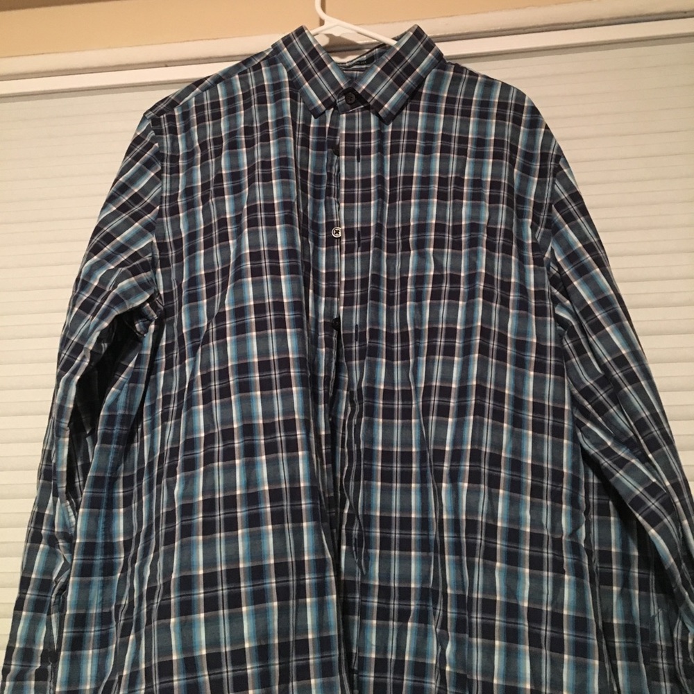 Express plaid button down