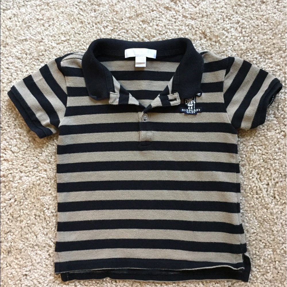 Burberry Boy's Short Sleeve Pique Polo