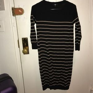 Striped Sweater Dress