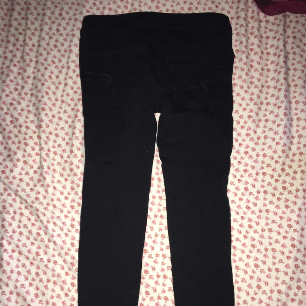 Black jeggings