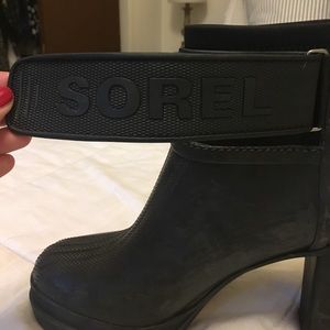 SOREL Medina III Boot in Black, Size 10 Sorel Medina iii High Heel Rain Boots Black 10.5