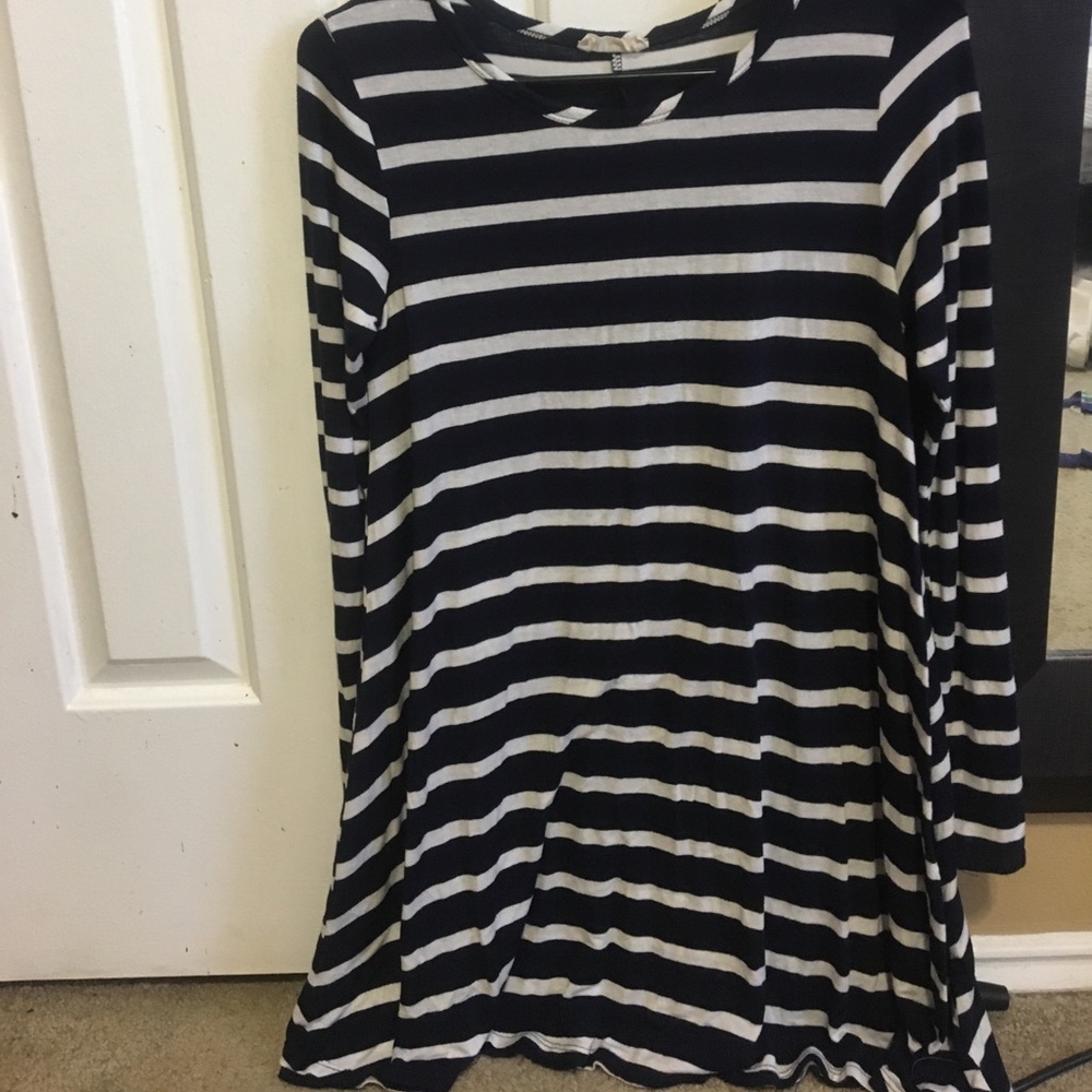 Long Sleeve Stripe Dress