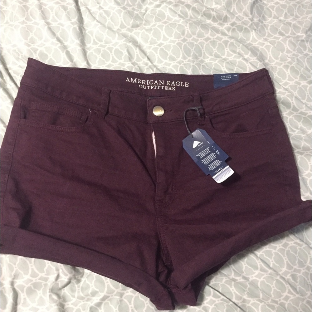 American eagle hi-rise shorts