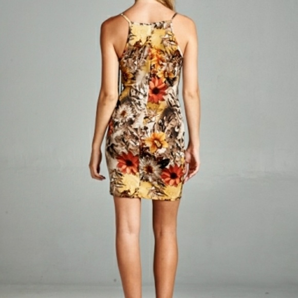 Floral Print Fringe Dress - Picture 3 of 7