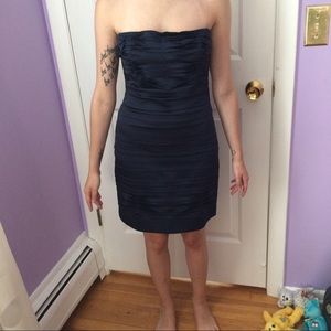 BCBG Max Azria navy party dress