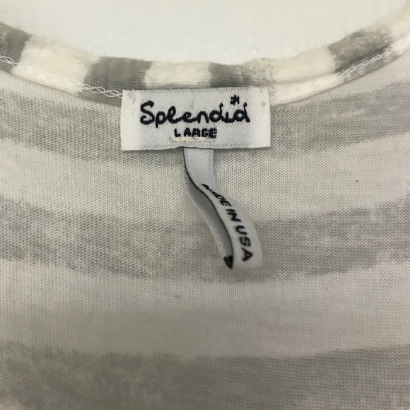 splendid striped racerback tunic - Picture 2 of 5