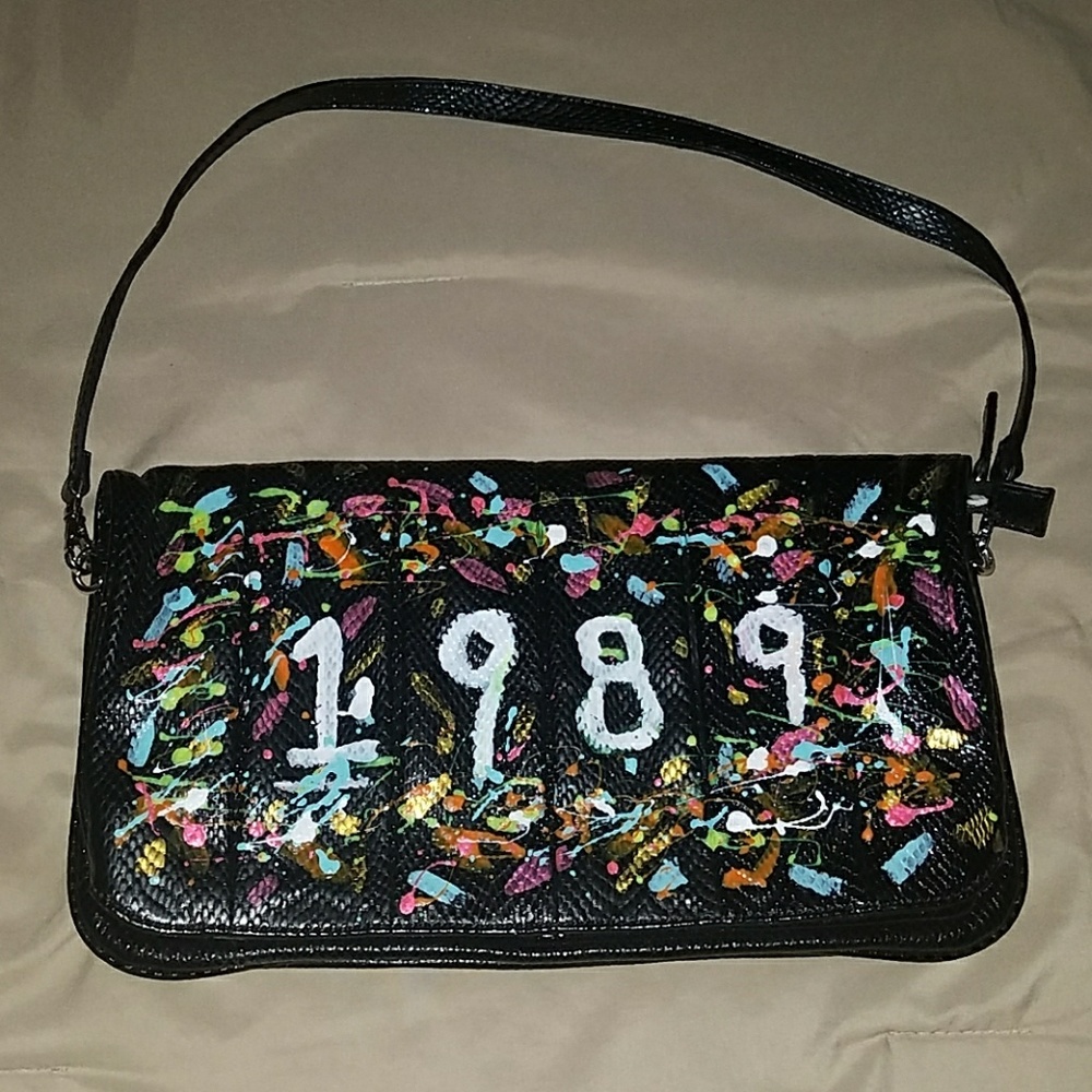 One of a kind 80s Retro Inspired Purse