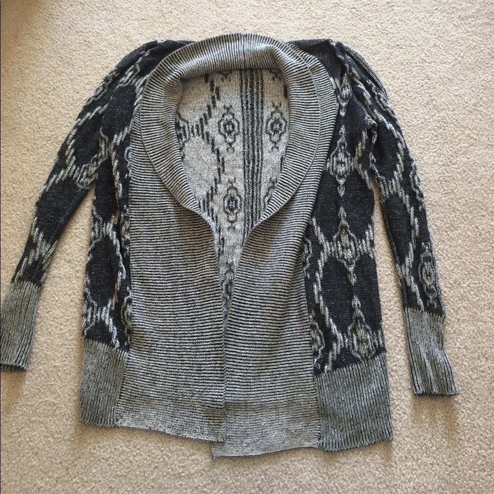 Printed cardigan