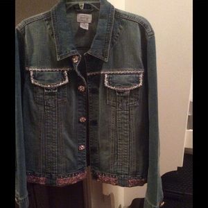 Blinged jean jacket