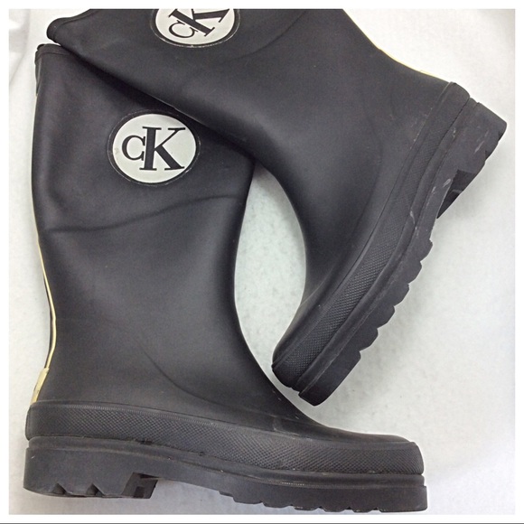 calvin klein rain boots