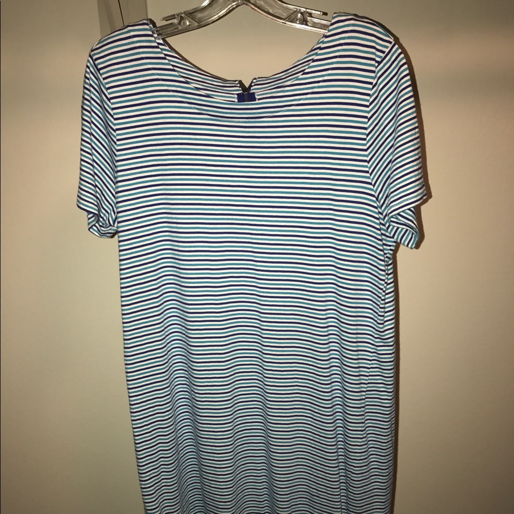 Blue A line dress