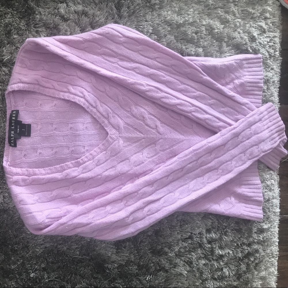 Ralph Lauren cashmere slim fit sweater in size  S