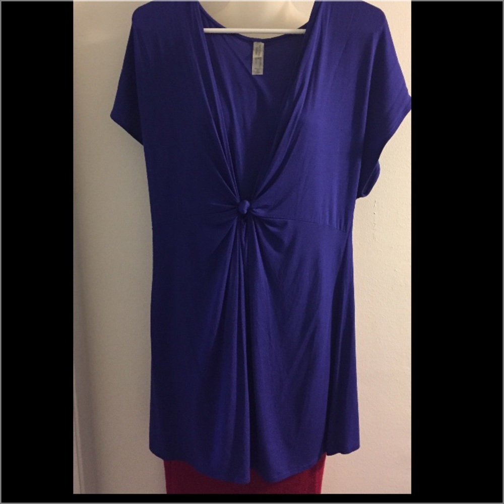 Purple dress tunic