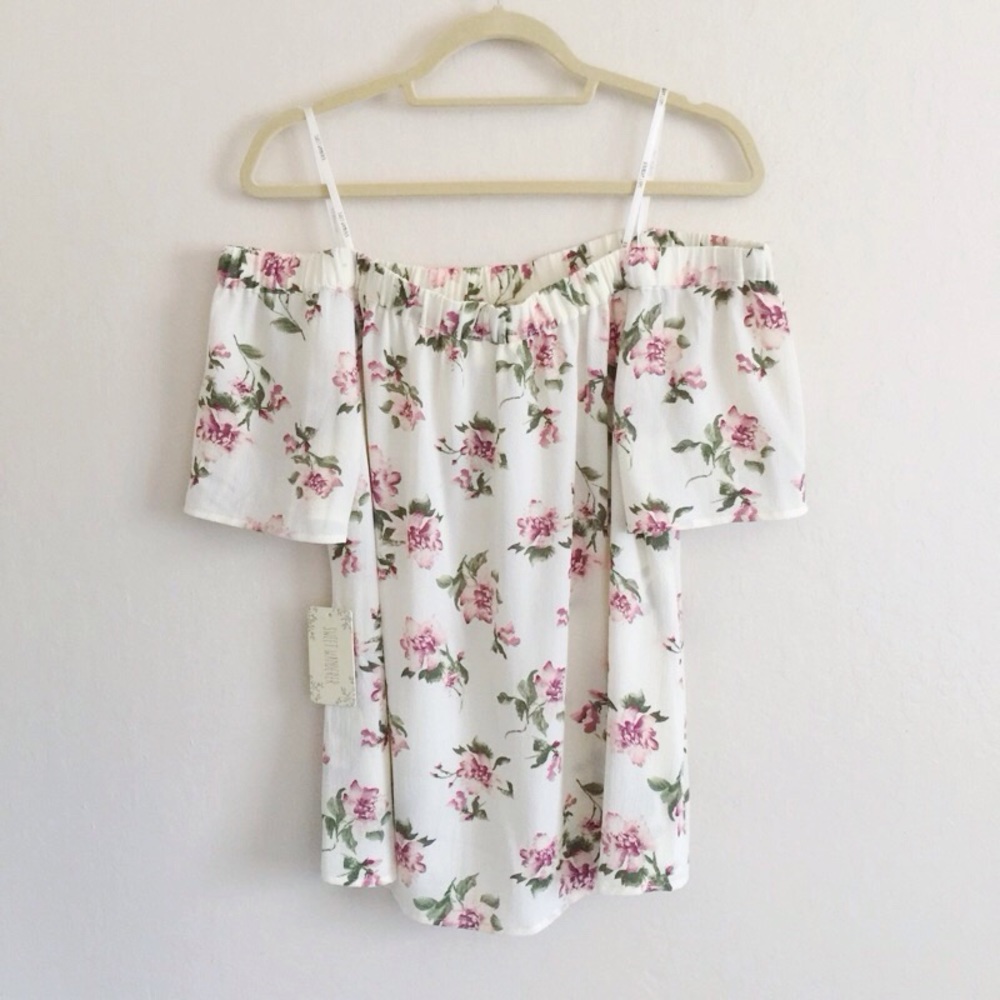 NEW Off The Shoulder Floral Top