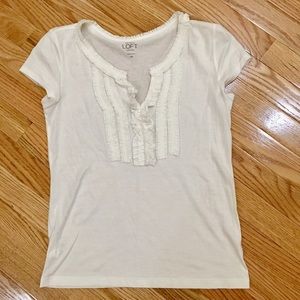Cute cotton top from LOFT