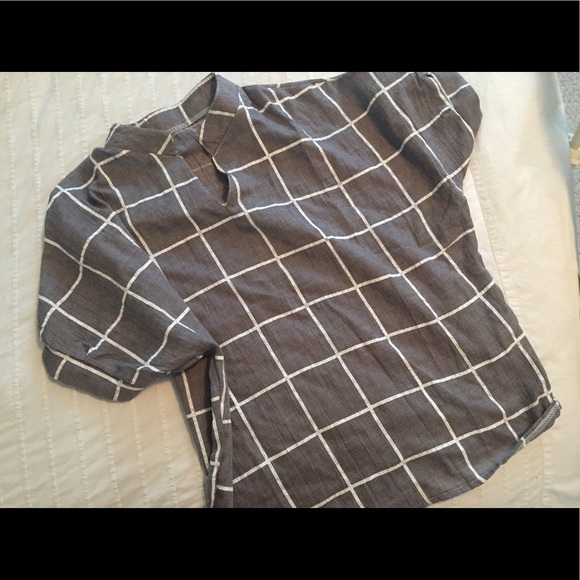 Grey & White Blouse - Picture 1 of 2