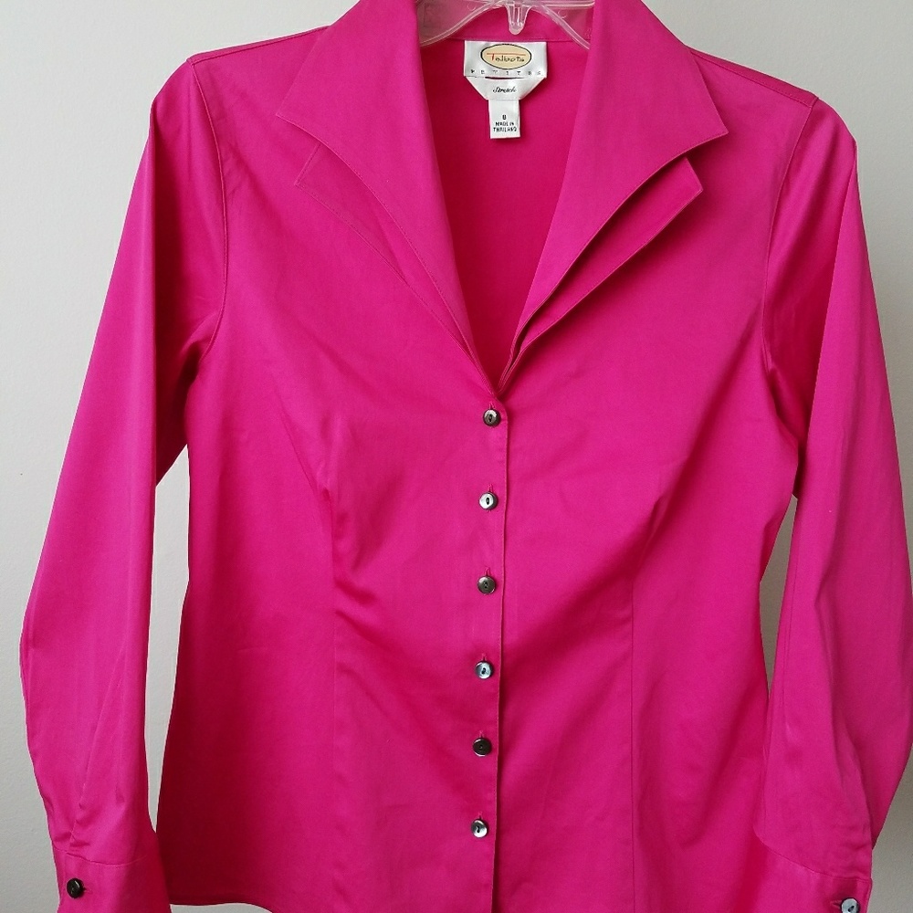 Talbots Fuchsia Blouse