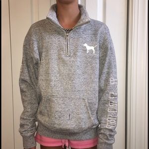 Victoria Secret half zip sweatshirt