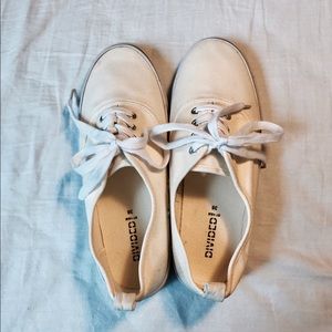 NEW off-white canvas shoes