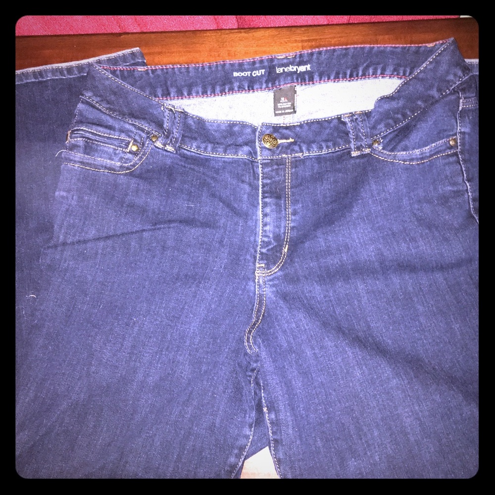 Lane Bryant boot leg jeans size 18 p