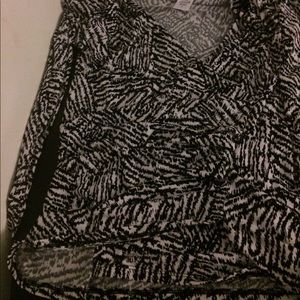 Black and white shirt