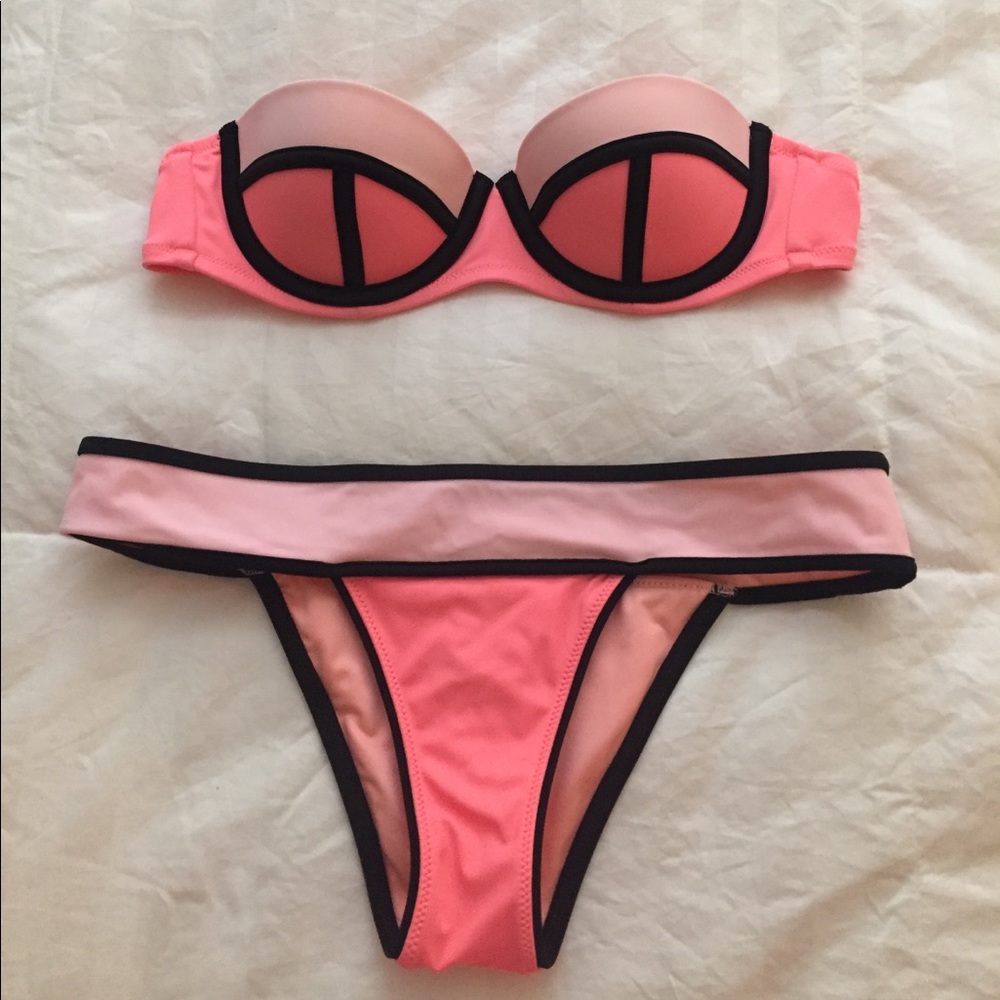 Victoria Secret color block Bikini