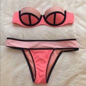 Victoria Secret color block Bikini