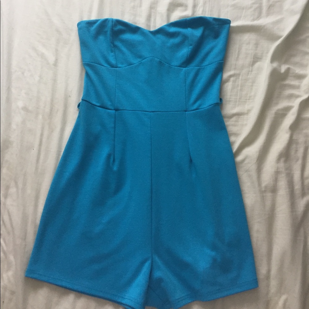 Foreign exchange blue romper
