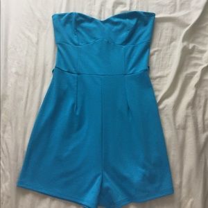 Foreign exchange blue romper