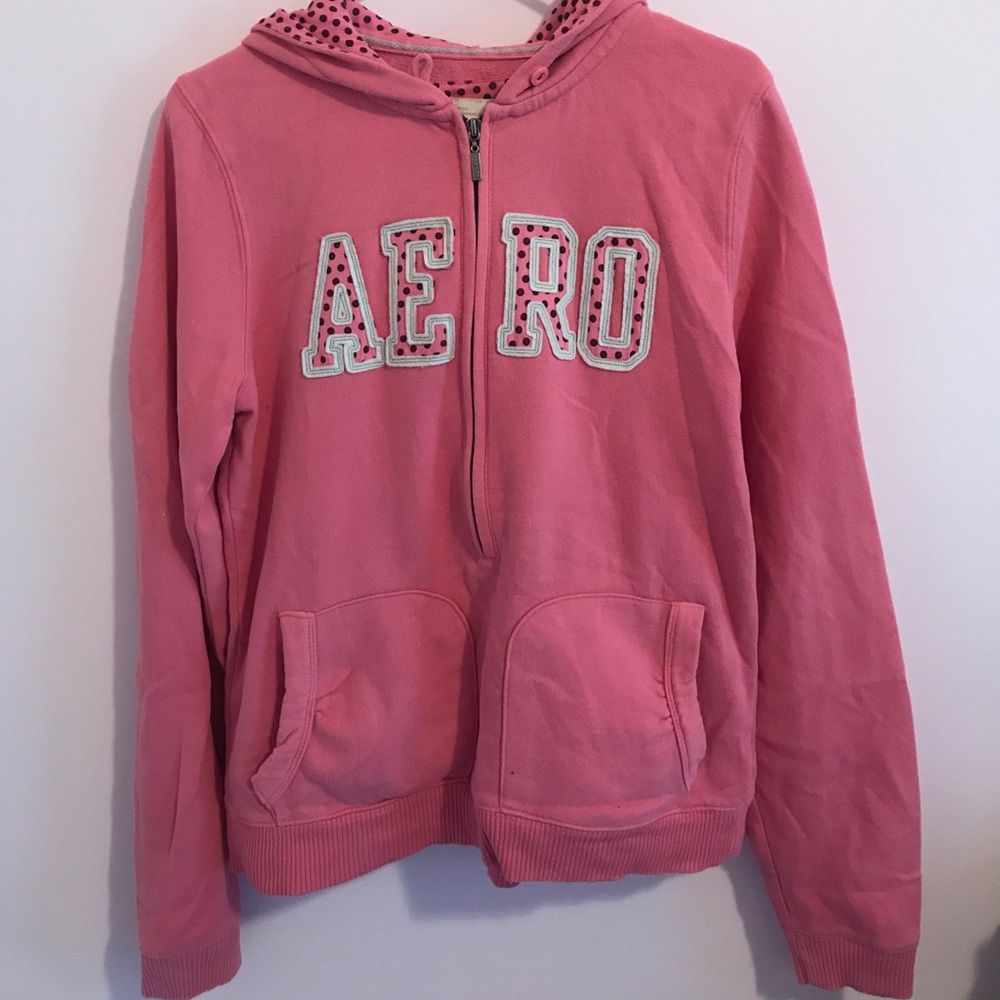 Adorable Aeropostale 1/2 Zip hoodie