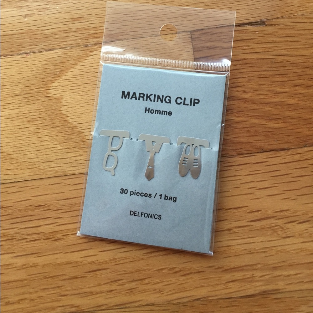 Marking clip homme-manly paper clips!