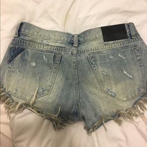 One Teaspoon 'Bonitas' Cut Off Shorts in Size 26