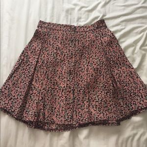 RARE Brandy Melville button up skater skirt