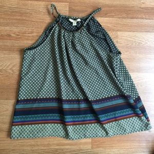 Cold Shoulder flowy blouse with bead detail