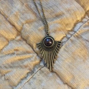 NWOT Silver Tribal Necklace