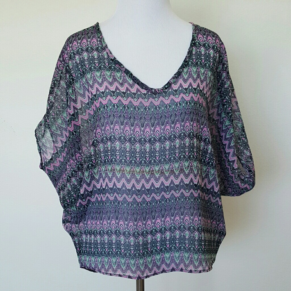Teenbell Sheer Top Size M