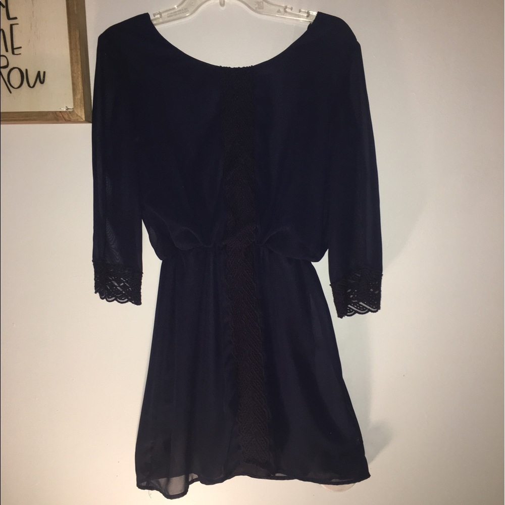 Navy blue dress