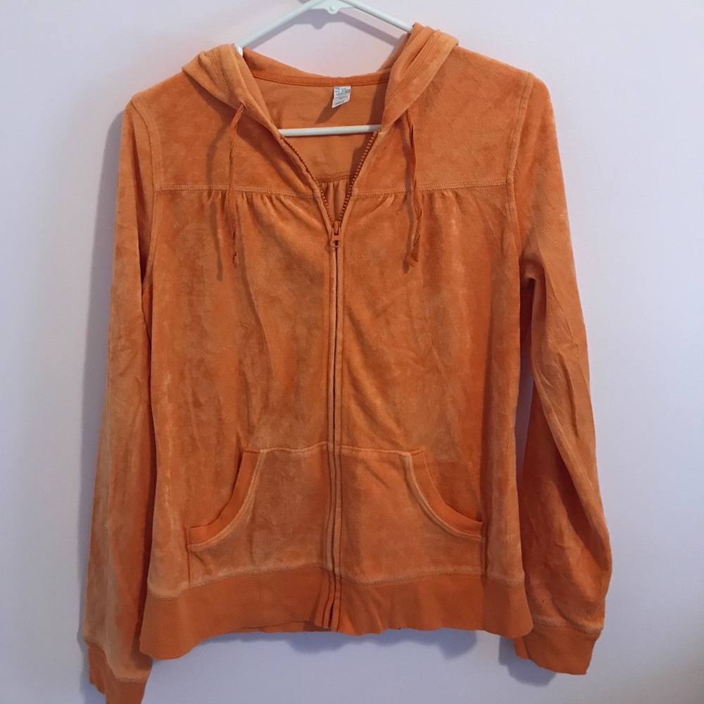 Cutest Orange Velour Jacket EVER!