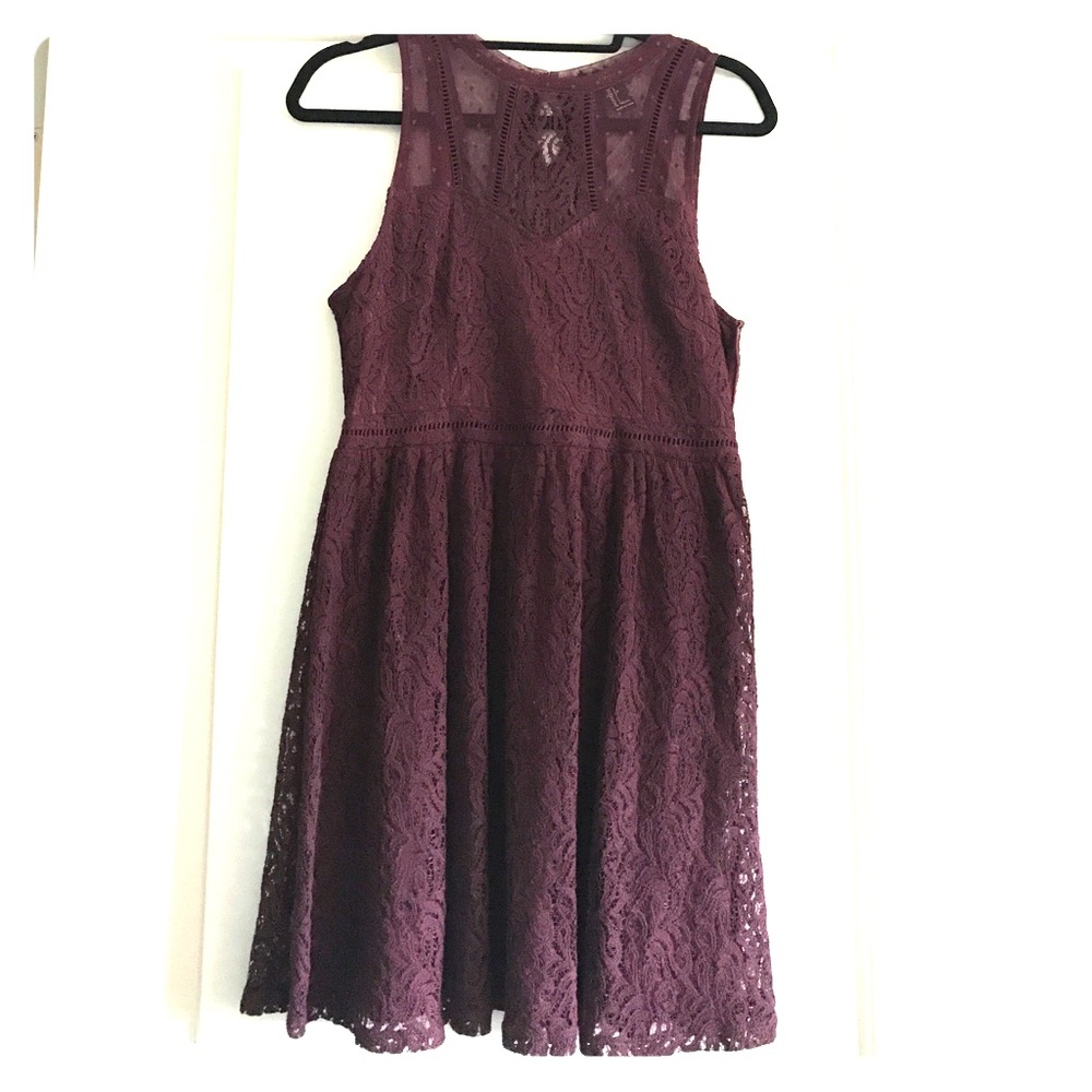 Lace Plum Forever 21 dress - Worn Once