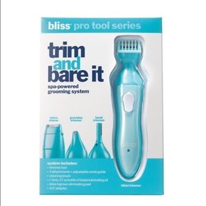 bliss trim and bare it grooming system