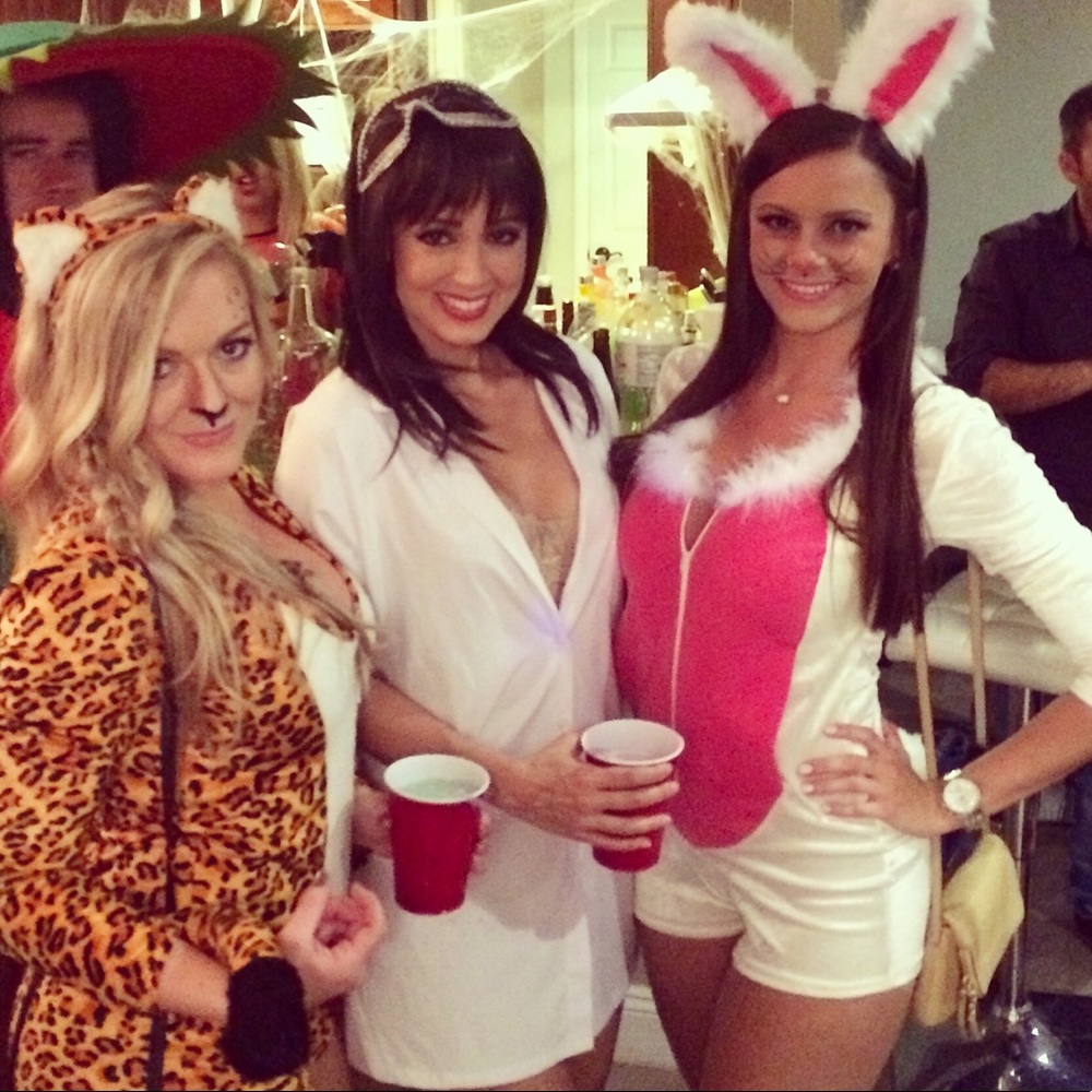 Bunny Halloween Romper Costume and accessories