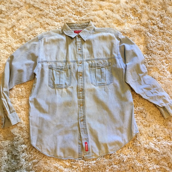 marlboro denim shirt