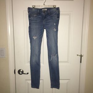 Blue Ripped Hollister Jeans