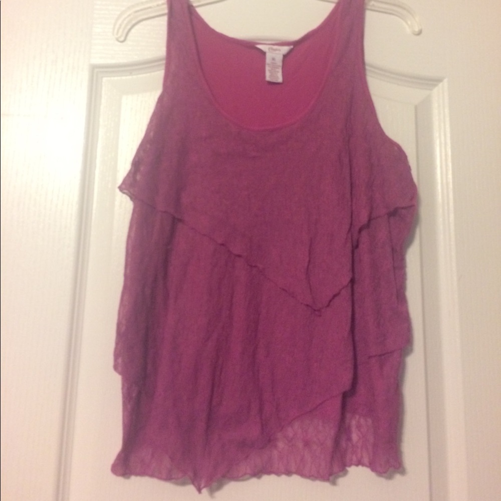 Candies Fuchsia tank