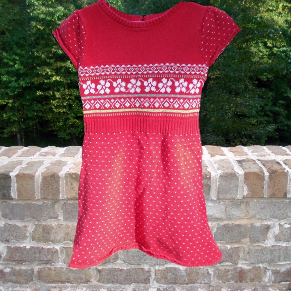 JK Girls Sweater Dress Authentic J Khaki - Size M