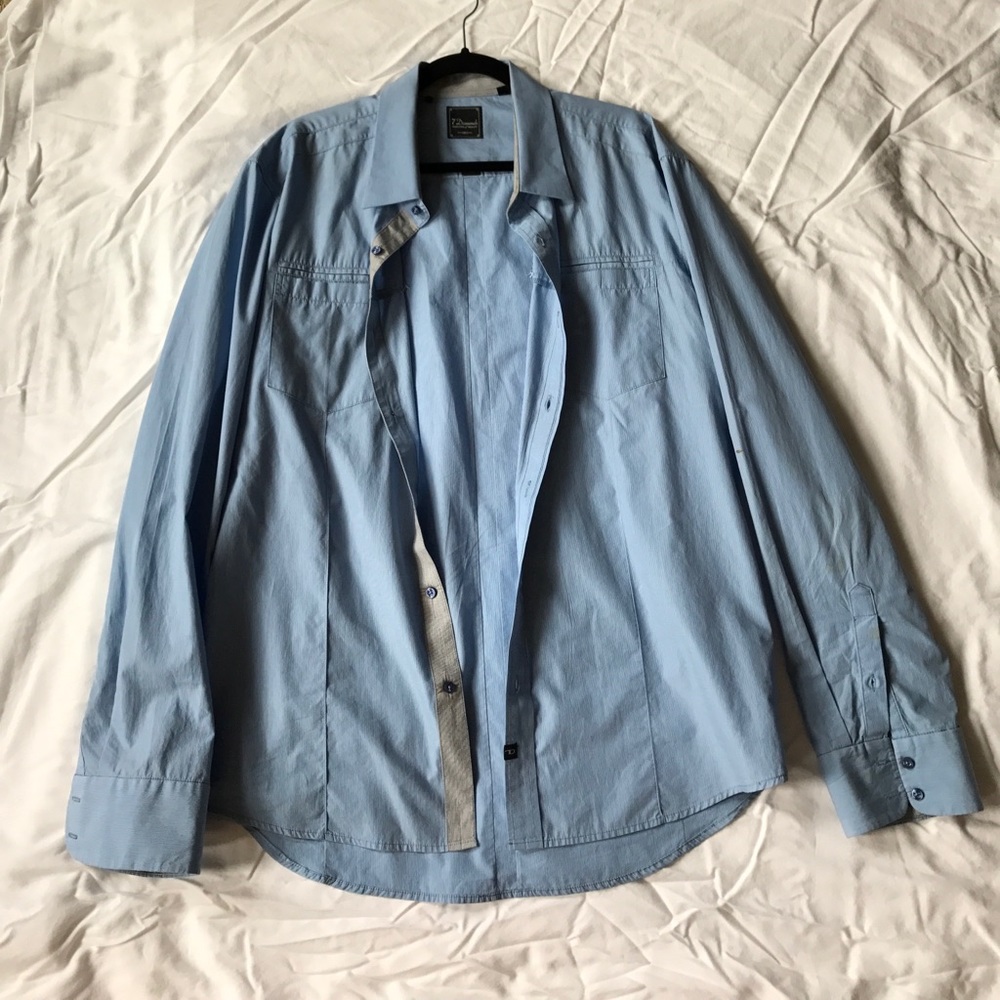 7 Diamonds Long Sleeve Button Down