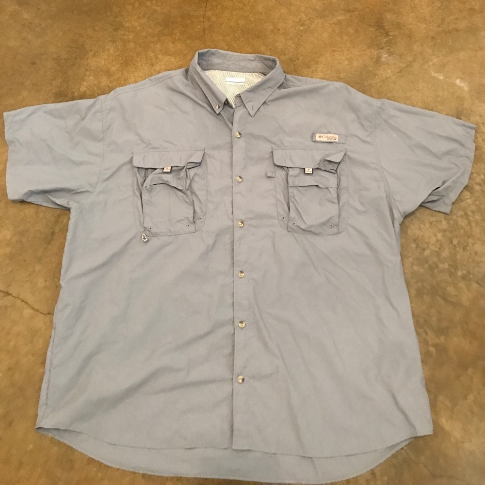 Columbia 3x fishing shirt