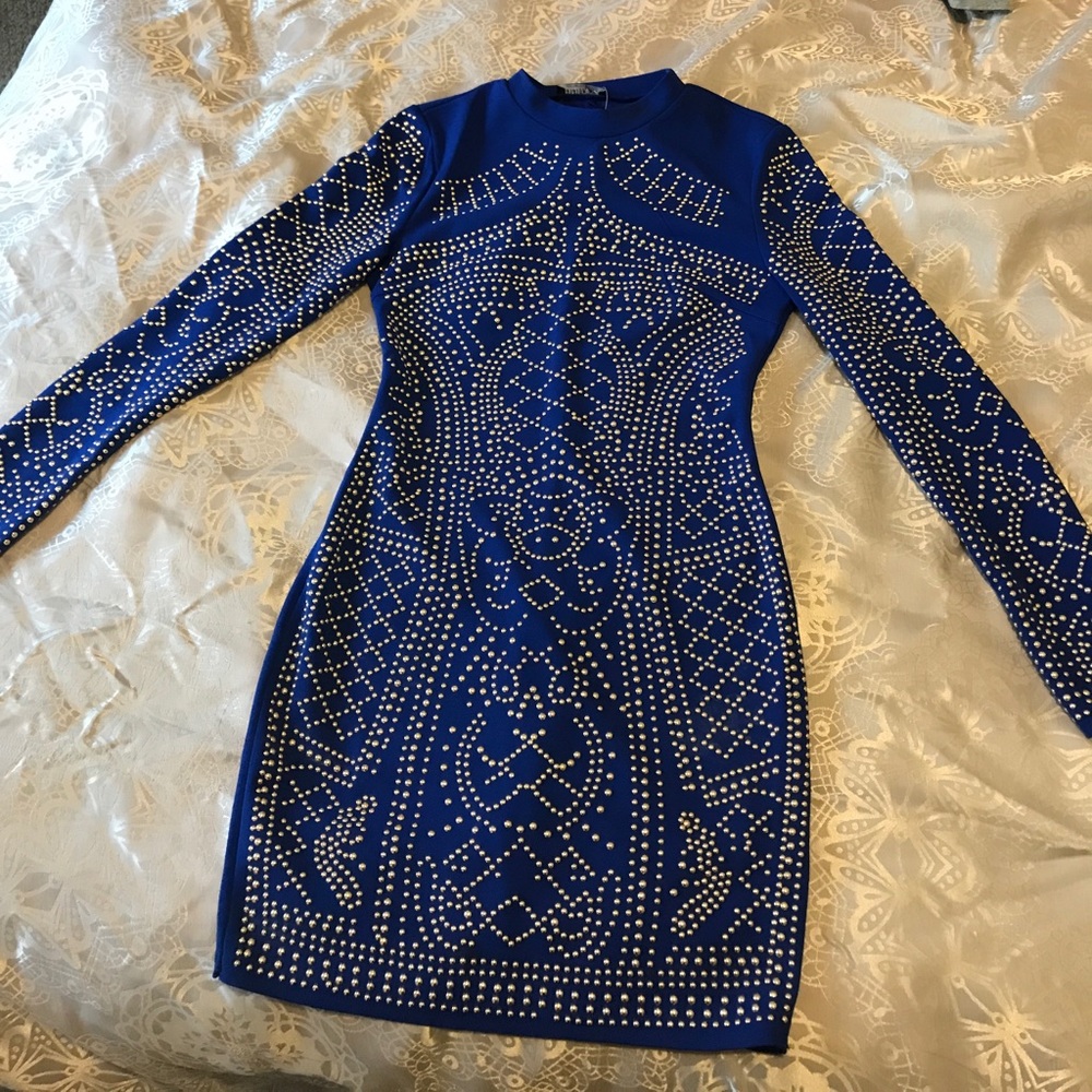 Fashionnova Royal Blue Dress