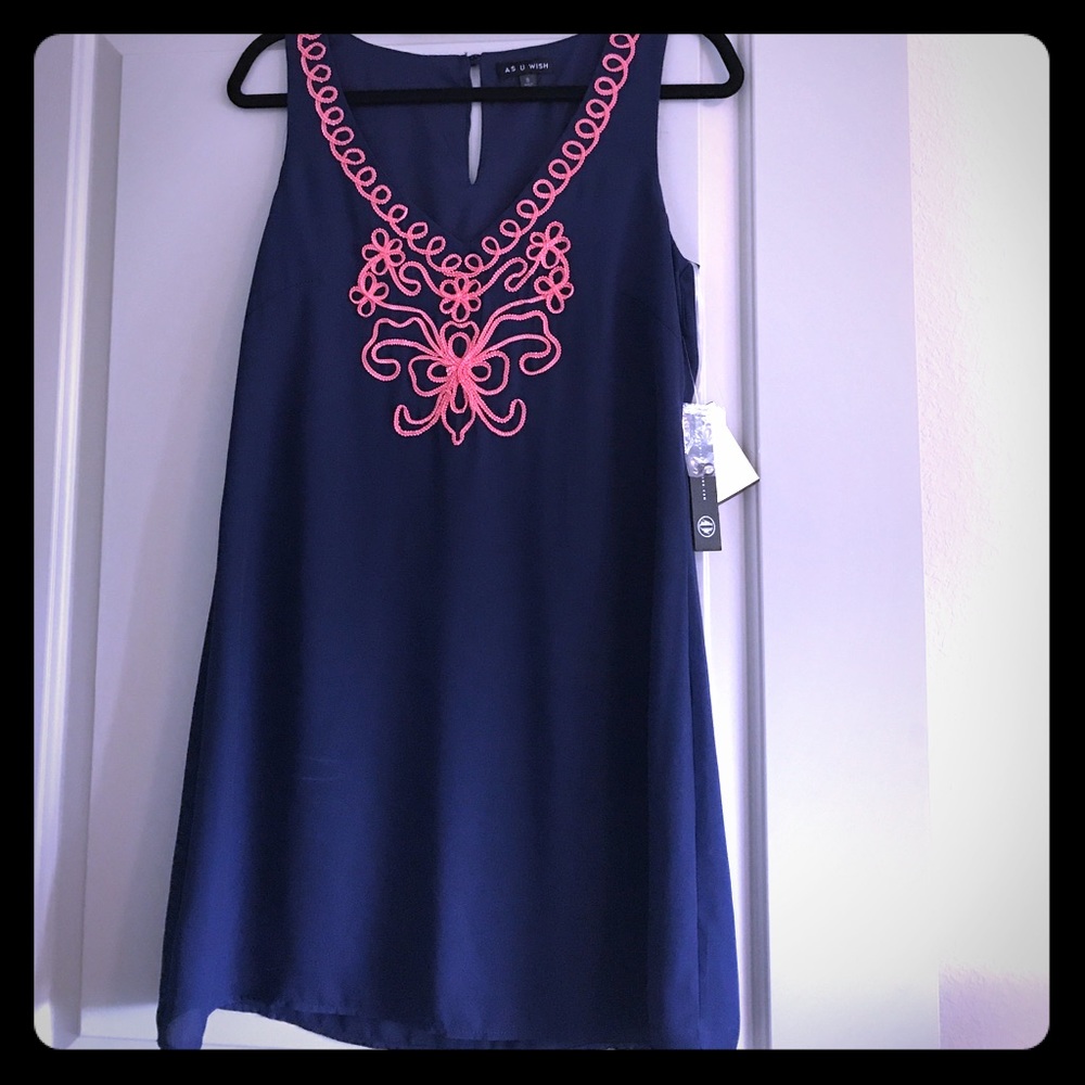 NWT As u Wish dress (Derby/summer/bridal shower)